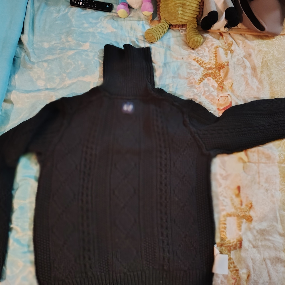 GAP Black Turtleneck Sweater